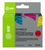 Картридж струйный Cactus CS-PG512 PG-512 CS-PG512 черный (15мл) для Canon Pixma iP2700/MP240/MP250/MP260/MP270/MP272/MP280/MP480/MP490/MP492/MP495/MX320/MX330/MX340/MX350 Image