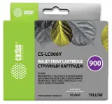 Картридж струйный Cactus CS-LC900Y желтый (16.6мл) для Brother DCP-110/115/120/MFC-210/215/FAX-1840 Image