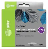 Картридж струйный Cactus CS-LC970C голубой (20мл) для Brother DCP-135C/150C/MFC-235C/260C Image