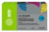 Картридж струйный Cactus CS-CB320N(CS-CB320) №178 желтый (5мл) для HP PS B8553/C5383/C6383/D5463/5510 Image