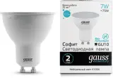 Лампа светодиодная Gauss Elementary MR16 7Вт цок.:GU10 спот 220B 4100K св.свеч.бел.нейт. MR16 (упак.:10шт) (13627) Image