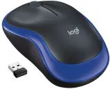 Мышь Logitech M185 черный/синий оптическая (1000dpi) беспроводная USB1.1 для ноутбука (2but) Image