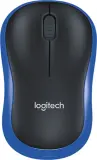 Мышь Logitech M186 черный/синий оптическая (1000dpi) беспроводная USB2.0 для ноутбука (2but) Image