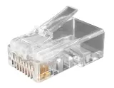 Коннектор Hyperline (PLUG-8P8C-U-C6-100) UTP кат.6 RJ45 прозрачный (упак.:100шт) Image