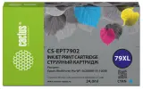 Картридж струйный Cactus CS-EPT7902 79XL голубой (24мл) для Epson WorkForce WF-4630 Pro/WF-4640 Pro/WF-5110 Pro Image