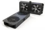 Модуль вентиляторный Hyperline (TFAB-T2FR-RAL9004) 2 вент. черный (упак.:1шт) Image
