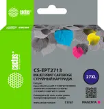 Картридж струйный Cactus CS-EPT2713 27XL пурпурный (17мл) для Epson WorkForce WF-3620/3640/7110/7210 Image