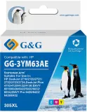 Картридж струйный G&G GG-3YM63AE 305XL многоцветный (11.6мл) для HP DeskJet 2320/2710/2720 Image