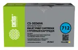 Картридж струйный Cactus CS-3ED69A 712 желтый (29мл) для HP DJ T230/630 Image