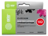 Картридж струйный Cactus CS-PFI102M PFI-102M пурпурный (130мл) для Canon IP iPF500/iPF600/iPF700/MFP M40/iPF765/LP17/LP24 Image