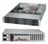 Supermicro SuperChassis 2U 826BE1C-R920LPB/ noHDD(12)LFF/noHDD(2)SFF/ 7xLP/ 2x920W Platinum(13.68"x13",12"x13" with rear 2.5" HDD)E-ATX/ Expander Backplane Image
