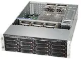 Supermicro SuperChassis 3U 836BE1C-R1K03B/ no HDD(16)LFF/ no HDD(2)SFF(optional)/ 7xFH/ 2x1000W Platinum(13.68" x 13")E-ATX, ATX/ Expander Backplane Image