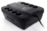 Источник бесперебойного питания Powercom Back-UPS SPIDER, OffLine, 450VA/270W, Tower, 8xSchuko outlets (4 surge & 4 batt) (332718) Image