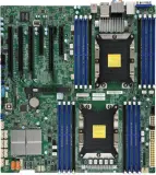 Supermicro Motherboard 2xCPU X11DAi-N 2nd Gen Xeon Scalable 205W/16xDIMM/10xSATA3/C621 RAID0/1/5/10/2xGbE/4xPCIex16,2xPCIex8/M.2/12"x13"(Bulk) Image