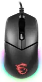 Gaming Mouse MSI Clutch GM11, Wired, DPI 5000, symmetrical design, RGB lighting, Black Image