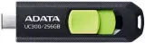 Флеш Диск A-Data 256Gb Type-C UC300 ACHO-UC300-256G-RBK/GN USB3.2 черный/зеленый Image