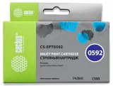 Картридж струйный Cactus CS-EPT0592 голубой (14.8мл) для Epson Stylus Photo R2400 Image