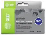 Картридж струйный Cactus CS-EPT0801 T0801 черный (11.4мл) для Epson Stylus PhotoP50/PX650/PX660/PX700/PX700W/PX710/PX710W/PX720/PX720WD/PX800/PX800FW/PX810/PX810FW/PX820/PX820FWD/R265/R285/R360/RX560/RX585/RX685 Image