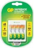 Зарядное устройство GP Rechargeable GP Е411/210AAHCCS-2CR1 AA/AAA NiMH 2100mAh (4шт) блистер Image