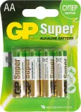 Батарея GP Super Alkaline 15A LR6 AA (4шт) Image