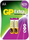 Батарея GP Extra Alkaline 15AX LR6 AA (2шт) блистер Image