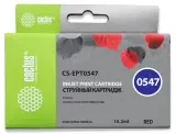 Картридж струйный Cactus CS-EPT0547 T0547 красный (16.2мл) для Epson Stylus Photo R800/R1800 Image