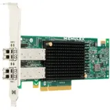 Контроллер DELL Emulex LPe31002 Dual Port FC16 Fibre Channel HBA, PCIe Full Height, Customer Kit, V2 (including FC16 trancievers x 2) Image