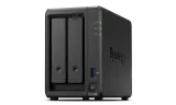 Система хранения данных Synology QC2,6GhzCPU/2GB(upto32)/RAID0,1,10,5,6/up to 2HDDs SATA(3,5' or 2,5')(upto 7 with DX517)/1xUSB3.2/2GigEth/iSCSI/2xIPcam(up to40)/1xPCIe 3.0/1xPS/1YW (repl DS720+)'' Image