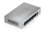 Коммутатор Коммутатор PoE+ Zyxel GS1005HP, 5xGE (4xPoE+), настольный, металлический, бесшумный, бюджет PoE 60 Вт Image