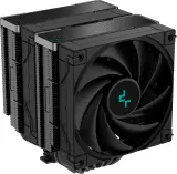 Кулер для процессора DEEPCOOL AK620 ZERO DARK LGA20XX/1700/1200/115X/AM5/AM4 (8шт/кор, TDP 260W, PWM, DUAL Fan 120mm, 6 тепл. трубок, черный) RET Image