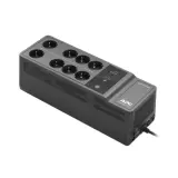 Источник бесперебойного питания APC Back-UPS ES 850VA/520W, 230V, 8 Schuko (2 Surge & 6 batt.), USB, USB charge(type A,C), Data/DSL protect.,(BE700G-RS, BE850G2-GR analogue), 1 year warranty Image