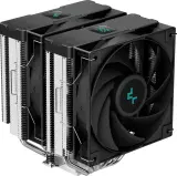 Кулер для процессора DEEPCOOL AG620 DIGITAL LGA1700/1200/115X/AM5/AM4 (8шт/кор, TDP 260W, PWM, DUAL Fan 120mm, 6 тепл. трубок, черный) RET Image