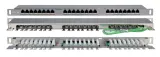 Патч-панель Hyperline PPHD-19-24-8P8C-C5E-SH-110D 19" 0.5U 24xRJ45 кат.5E FTP Image