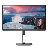 Монитор 23,8" AOC 24V5C 1920x1080 75Hz IPS LED 16:9 4ms HDMI DP 1xUSB-C/4xUSB 3.2 20M:1 1000:1 178/178 300cd HAS Pivot Tilt Swivel Speakers Black Image