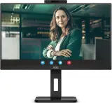 Монитор AOC 27" Pro Q27P3QW черный IPS LED 16:9 HDMI M/M Cam матовая HAS Piv 1000:1 350cd 178гр/178гр 2560x1440 75Hz DP QHD USB 6.6кг Image