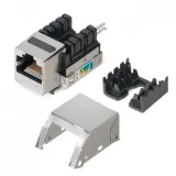 Модуль WRline WR-KJ-RJ45-C5E-SH-90 информ. KeystoneRJ45 1 кат.5E FTP черн. Image