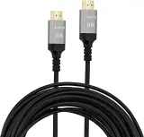 Кабель аудио-видео Digma HDMI (m)/HDMI (m) 20м. позолоч.конт. черный (HDMI-AOC2.1-20) Image