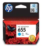 Картридж струйный HP 655 CZ110AE голубой (600стр.) для HP DJ IA 3525/4615/4625/5525/6525 Image