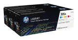 Картридж лазерный HP 305A CF370AM голубой/желтый/пурпурный x3упак. для HP CLJ M451 Image