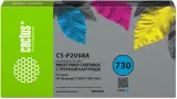 Картридж струйный Cactus CS-P2V68A №730 голубой (300мл) для HP Designjet T1600/1700/2600 Image