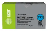 Картридж струйный Cactus CS-3ED71A 712 черный (80мл) для HP DJ T230/630 Image