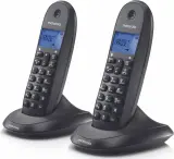 Р/Телефон Dect Motorola C1002CB+ черный (труб. в компл.:2шт) Image