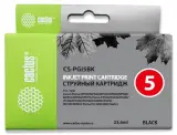 Картридж струйный Cactus CS-PGI5BK черный пигментный (23.6мл) для Canon Pixma MP470/MP500/MP520/MP530/MP600/MP800/MP810/MP830/MP979/iP3500/iP4200/iP4300/ iP5200/iP5300/iP6700D/MX700/MX850/iX4000/iX5000/Pro 9000/9000Mark II Image