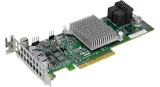 Контроллер Supermicro AOC-S3108L-H8IR 8-ports/12Gb/s/240 SATA/SAS drives/RAID (0/1/5/6/10/50/60)/2GB DDR3 on-card cache/SFF-8643 MiniSAS HD Image