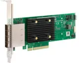 Контроллер Broadcom/LSI 9500-16e SGL (05-50075-00) PCIe Gen4 x8 LP, Tri-Mode SAS/SATA/NVMe 12G HBA, 16port(4*ext SFF8644), 3816 IOC, 1 year Image