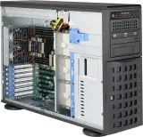 Корпус Supermicro SuperChassis 4U Tower 745BAC-R1K23B/no HDD(8)LFF/7xFHFL/2x1200W Titanium/(13.68" x 13") ATX, Micro ATX, E-ATX/Backplane 8xSATA3/SAS3 Image