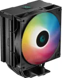 Кулер для процессора DEEPCOOL AG400 DIGITAL BK ARGB LGA1700/1200/115X/AM5/AM4 (9шт/кор, TDP 220W, PWM, ARGB Fan 120mm, 4 тепл. трубки, черный) RET Image