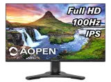 Монитор 23,8'' AOPEN  24CL2YEbmirx  IPS, 1920x1080, 1 / 5ms, 250cd, 100Hz, 1xVGA+1xHDMI(1.4)+SPK+Audio In/Out, Speakers 2Wx2, H.Adj. 110  (by ACER) Image