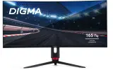 Монитор Digma 34" Overdrive 34A710Q черный VA LED 1ms 21:9 HDMI M/M матовая HAS Piv 450cd 178гр/178гр 3440x1440 165Hz G-Sync FreeSync DP 2K USB 7.1кг Image