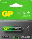 Батарея GP Ultra Plus Alkaline 15AUPA21-2CRSB4 AA (4шт) блистер Image